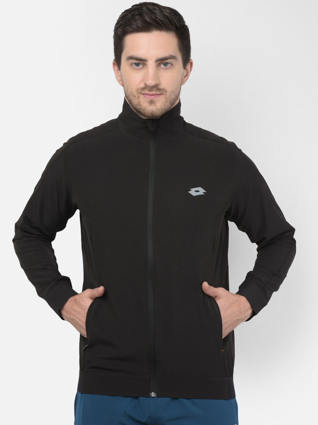 Buy Lotto Men Black Sporty Jacket Jackets for Men 15769252 Myntra