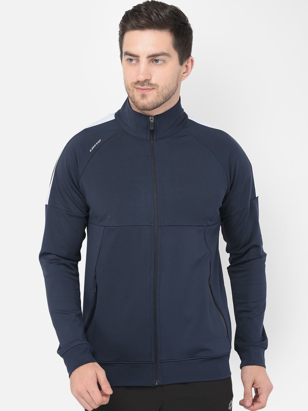Buy Lotto Men Navy Blue Sporty Jacket - Jackets for Men 15769256 | Myntra