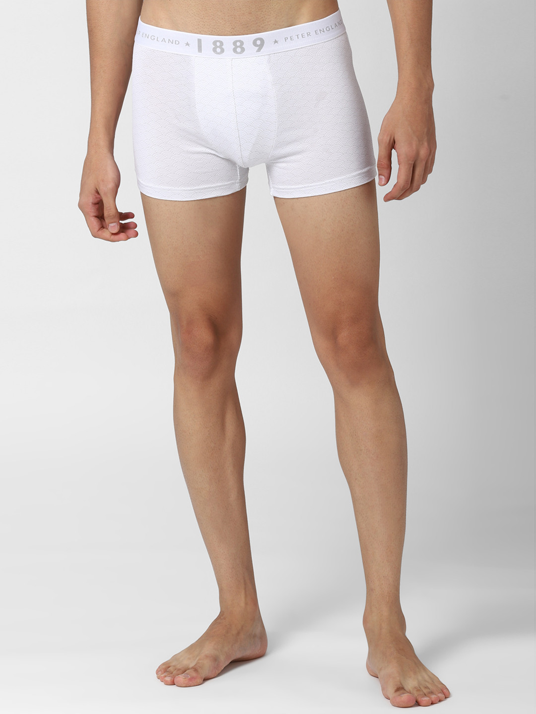 Buy Peter England Men White Solid Trunks PIWTAOPY9156042 Trunk for
