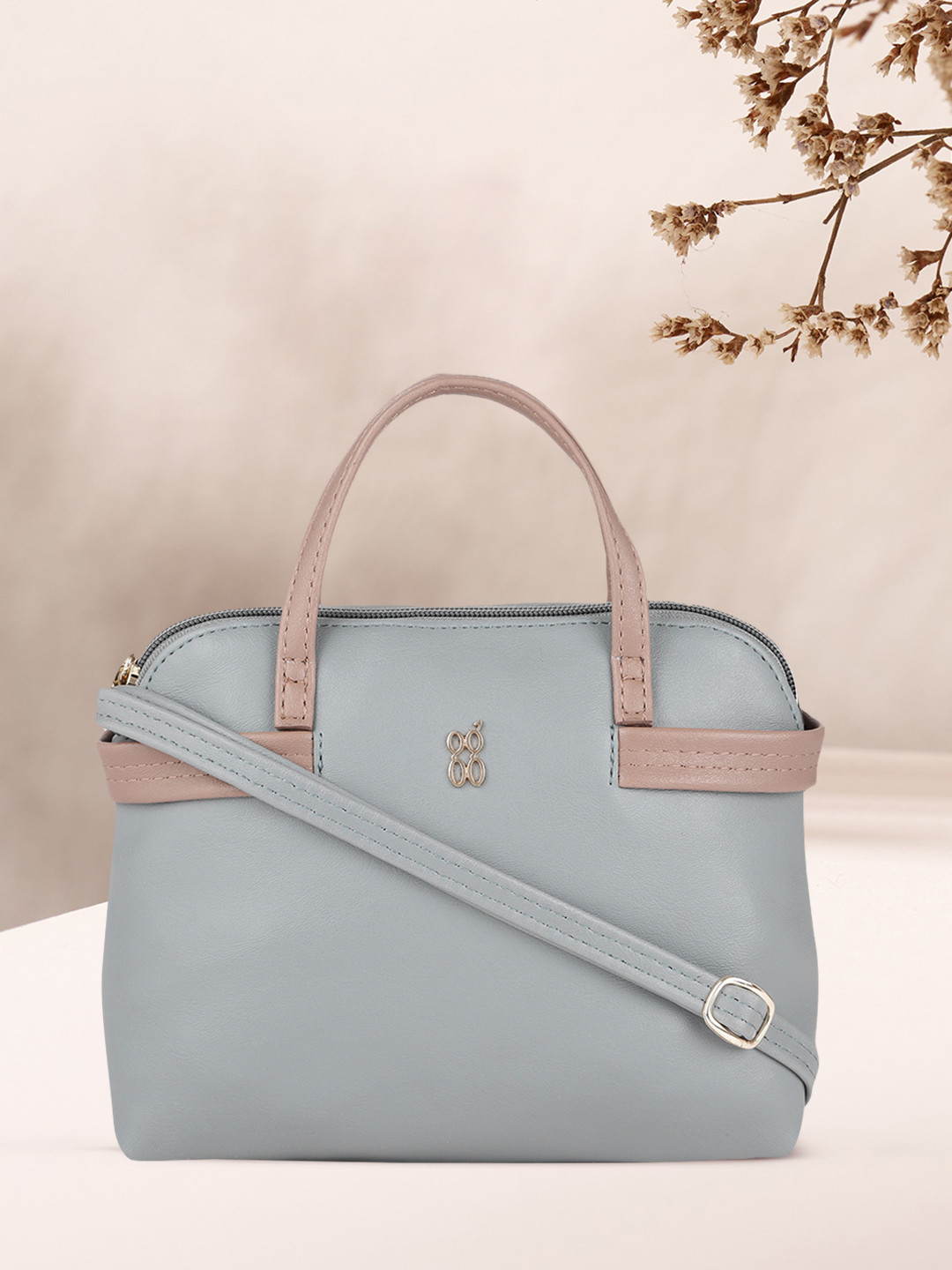 Buy Baggit Blue Solid Synthetic Regular Structured Sling Bag Handbags for Women 15773948 Myntra