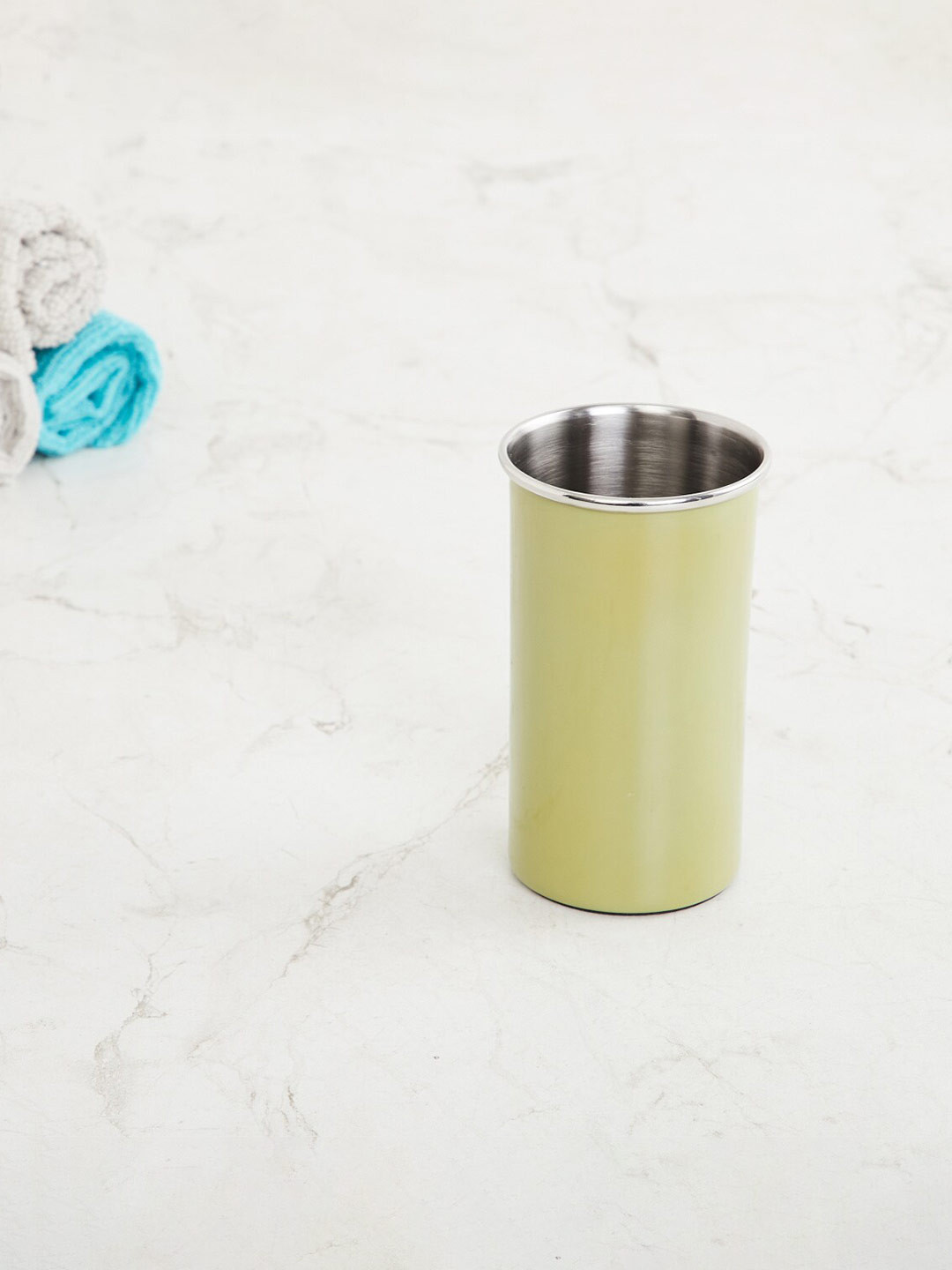 Buy Home Centre Green Solid Copper Matte Cups Set Of Cups And Mugs