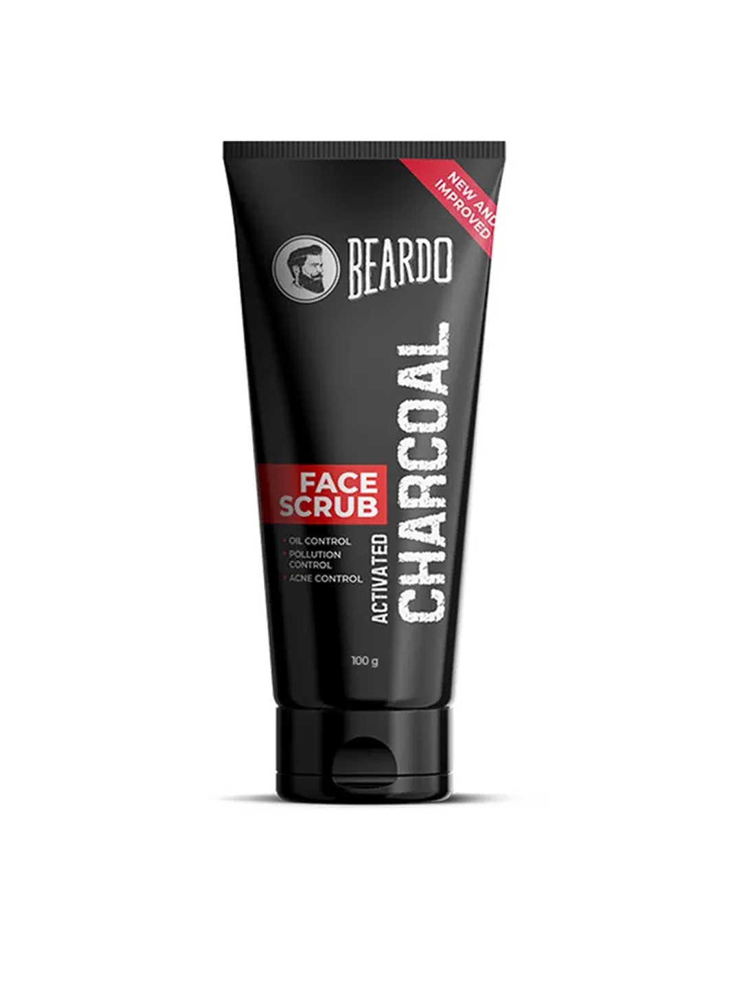 Buy BEARDO Men Activated Charcoal Face Scrub 100g - Face Scrub And ...