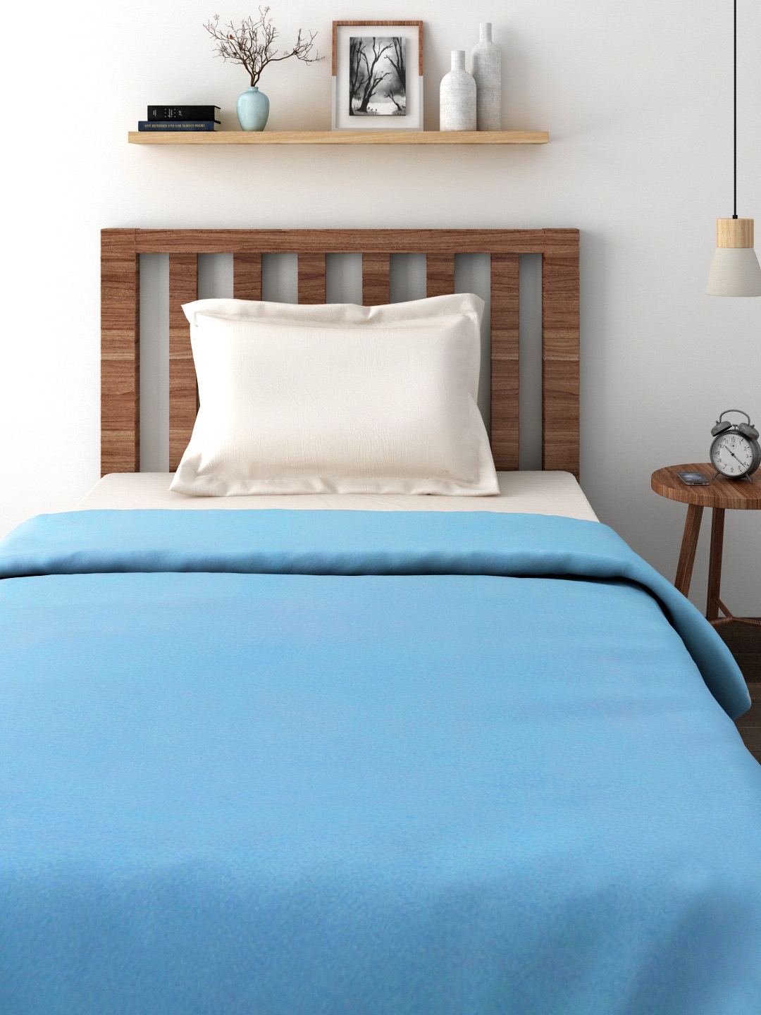 Buy Raymond Home Blue Fleece Heavy Winters Single Blanket Blankets
