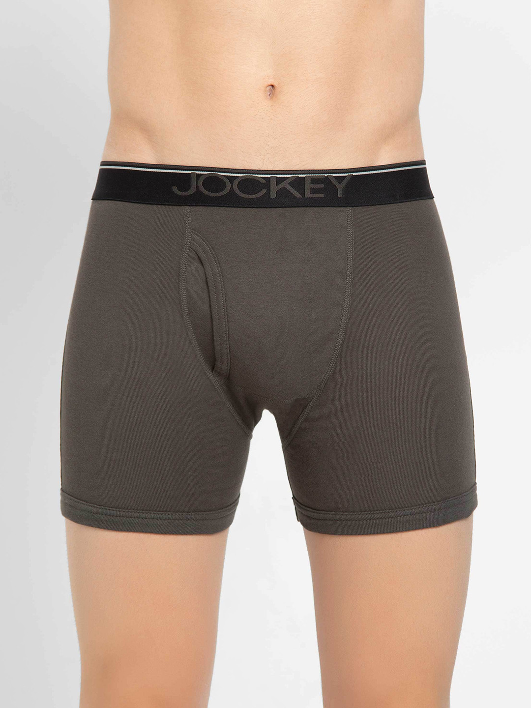 Buy Jockey Men Olive Brown Solid Briefs 8009 0105 DPOLV Briefs for