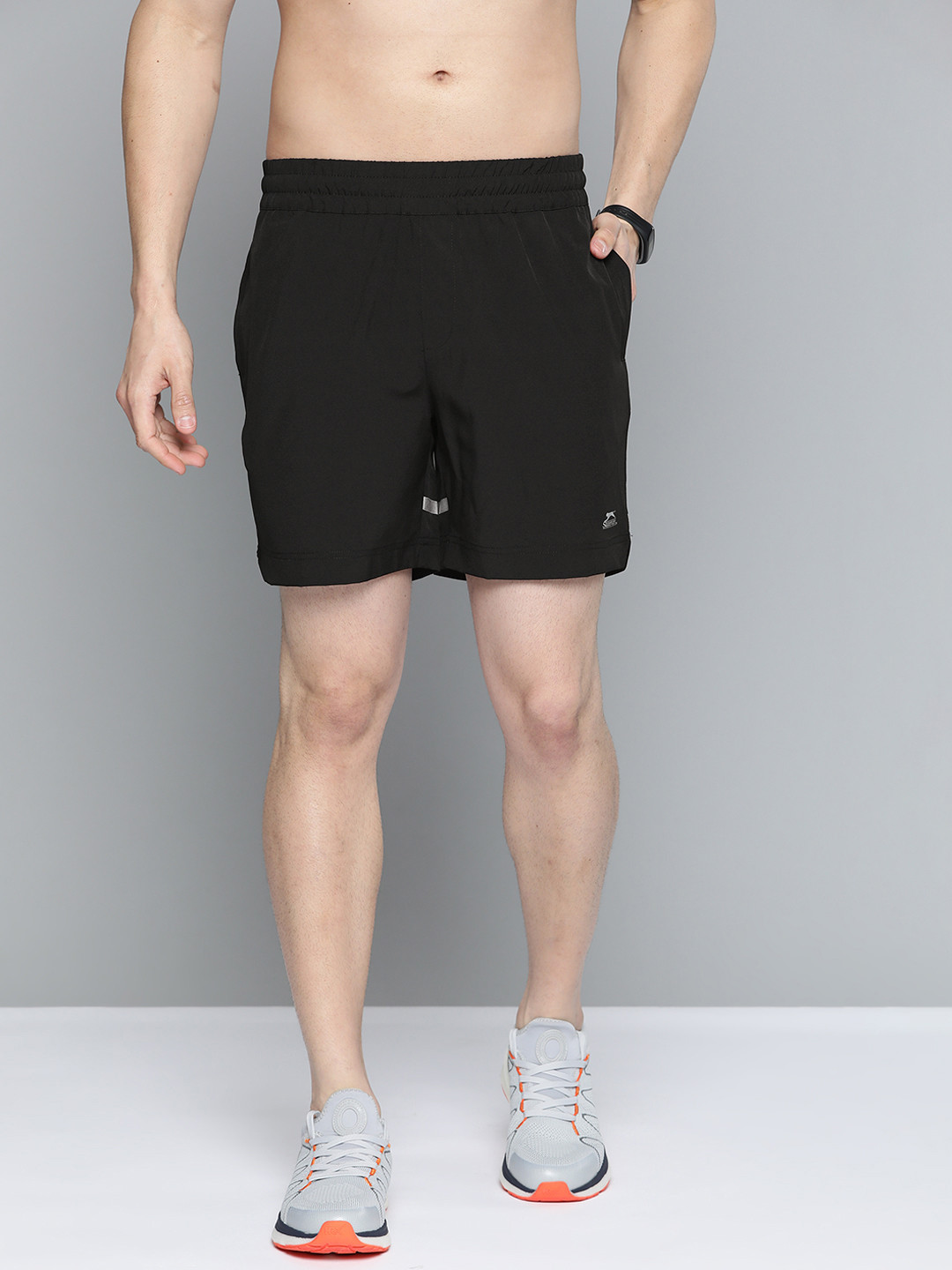 Buy Slazenger Men Black Solid Rapid Dry Sports Shorts Shorts for Men 15800146 Myntra