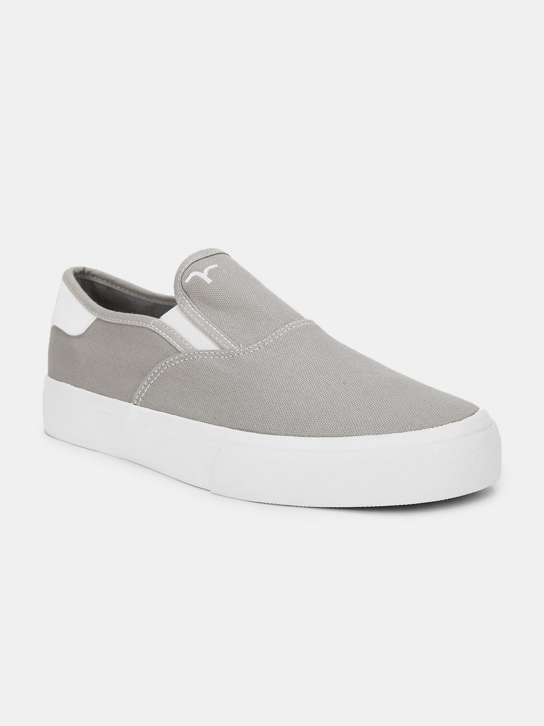 Buy Flying Machine Men Grey Slip On Sneakers Casual Shoes for Men