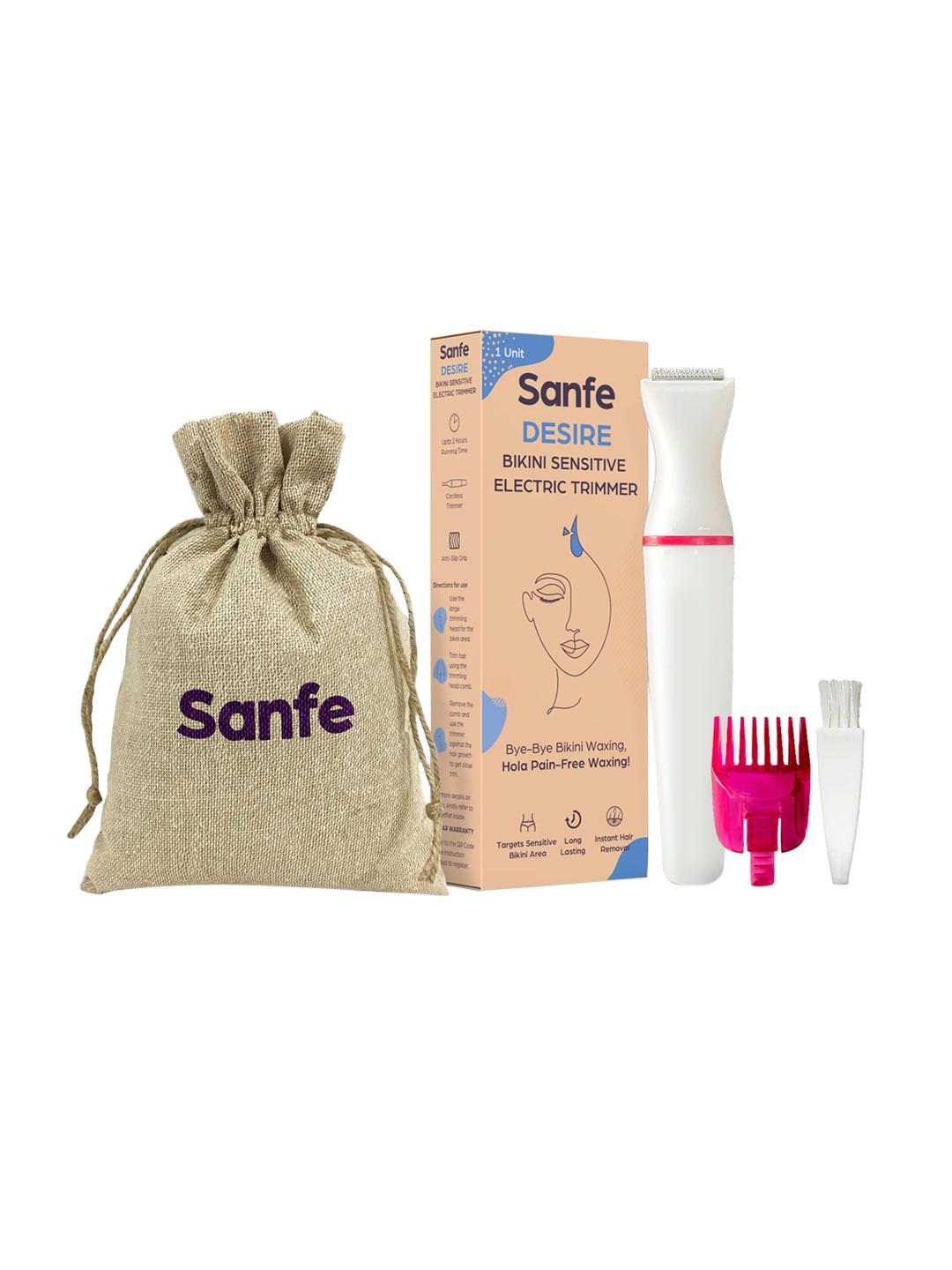 Buy Sanfe Women Desire Bikini Sensitive Electric Trimmer Trimmer for