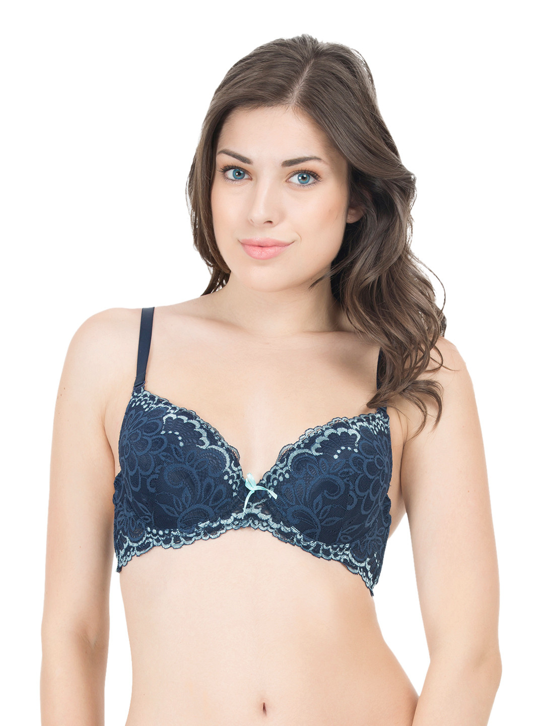 Buy Zivame Blue Lace Multiway Push Up Bra PY0B25445XDNM Bra for Women 1580788 Myntra