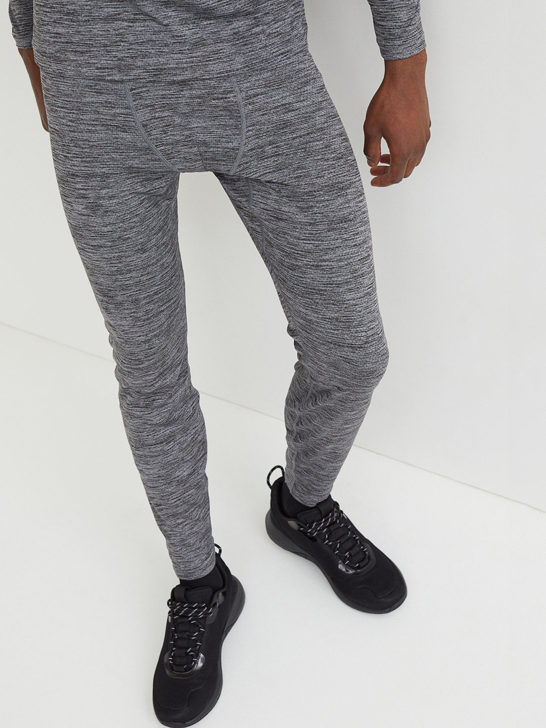 Buy H&M Men Grey Thermal Longjohns Lounge Pants for Men 15809198 Myntra