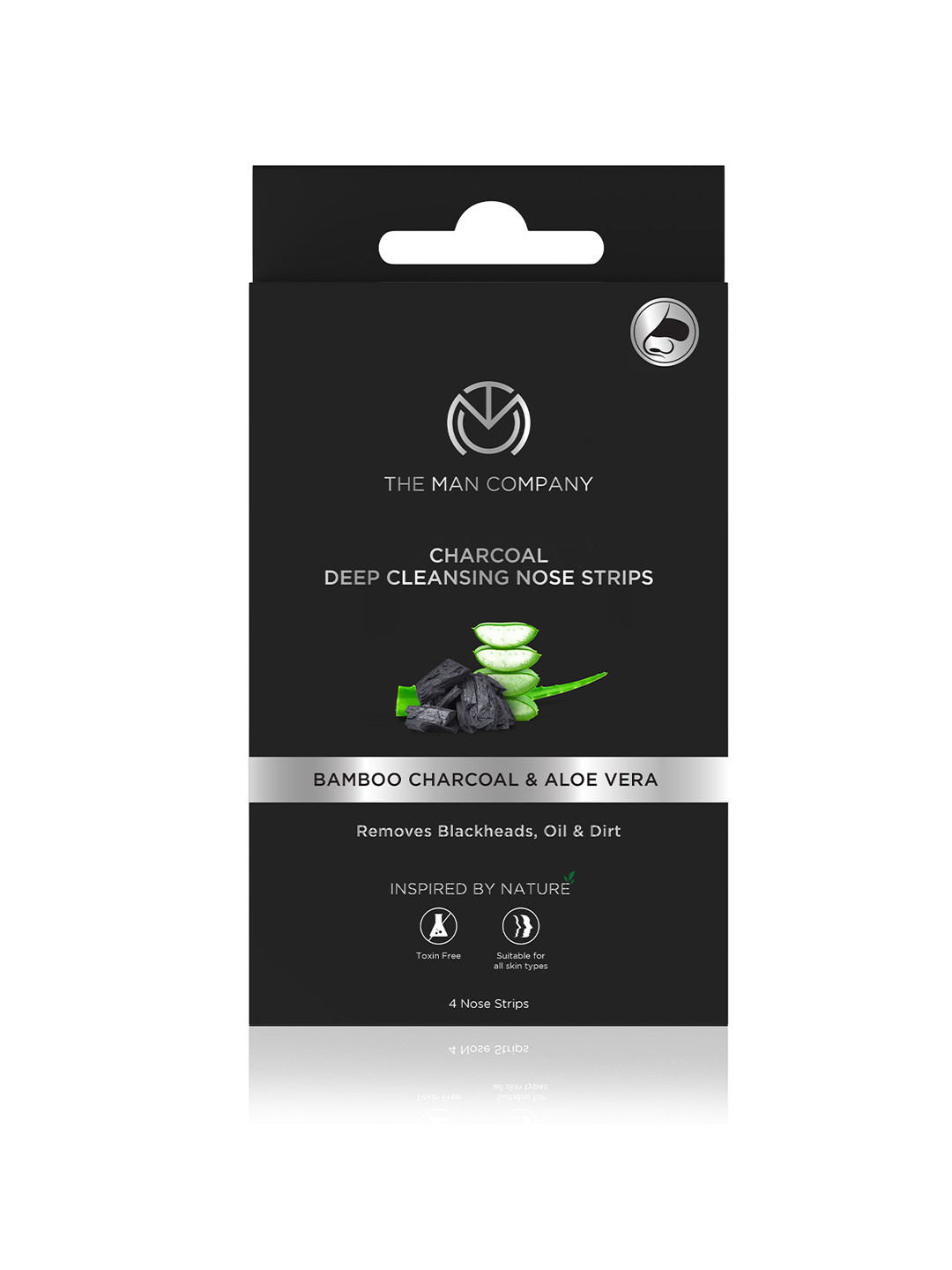 Buy THE MAN COMPANY 4 Charcoal Nose Strips With Aloevera Extract