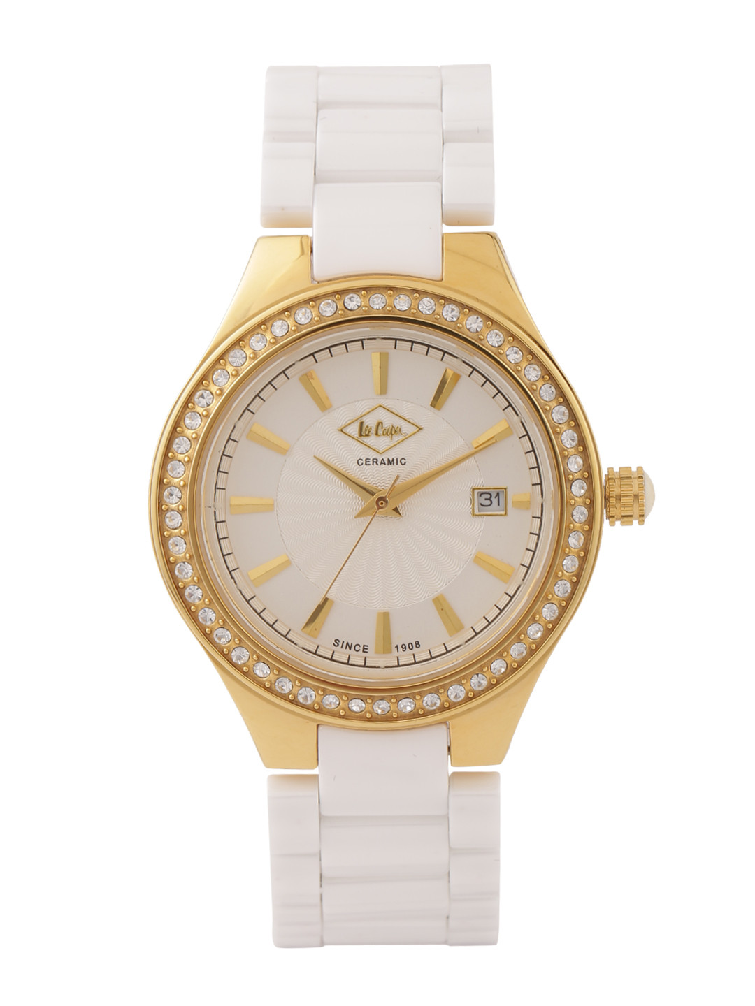 Buy Lee Cooper Women White Dial Watch LC 1403 J Watches for Women