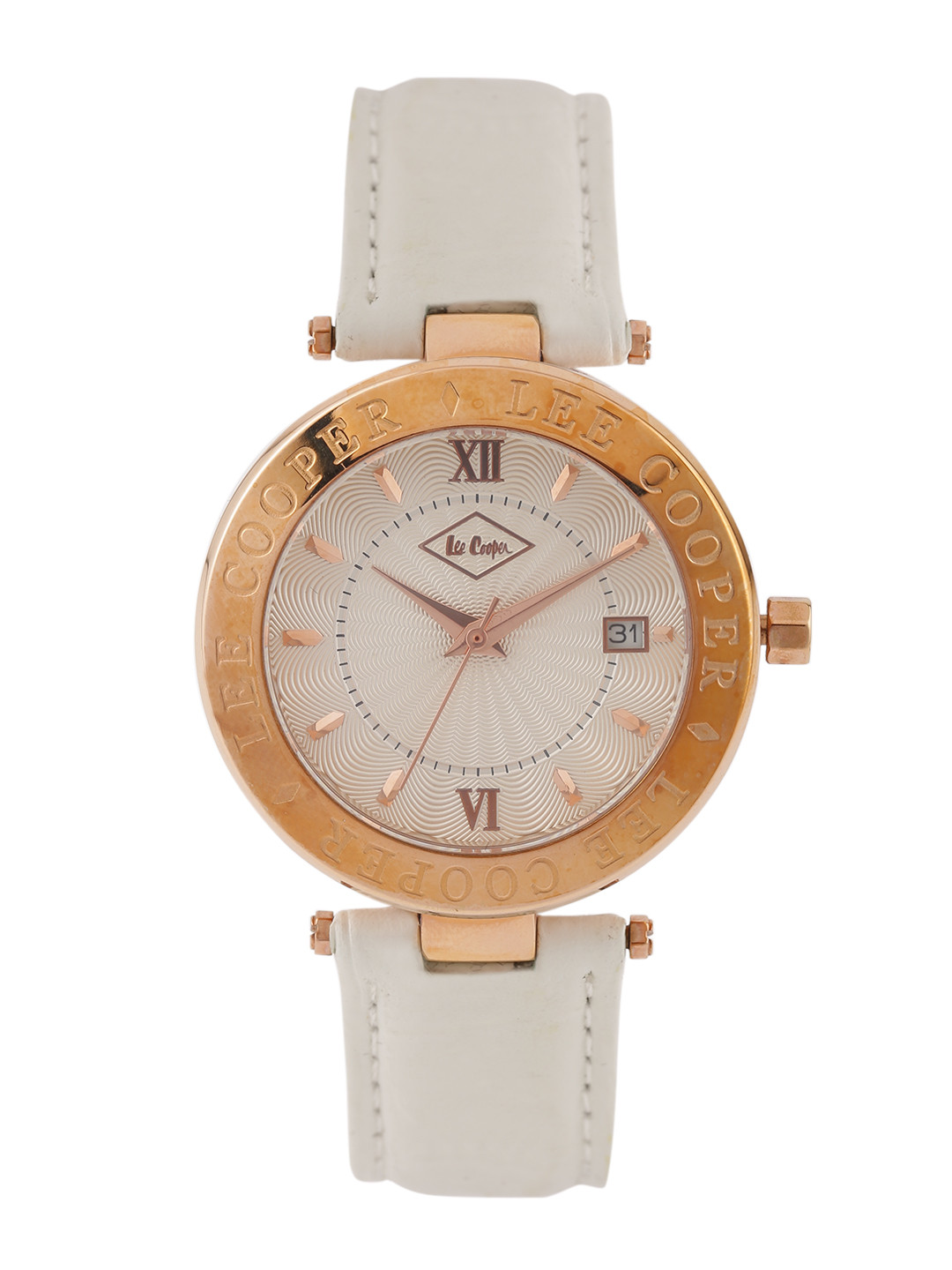 Buy Lee Cooper Women Cream Coloured Dial Watch LC 1311L G Watches for