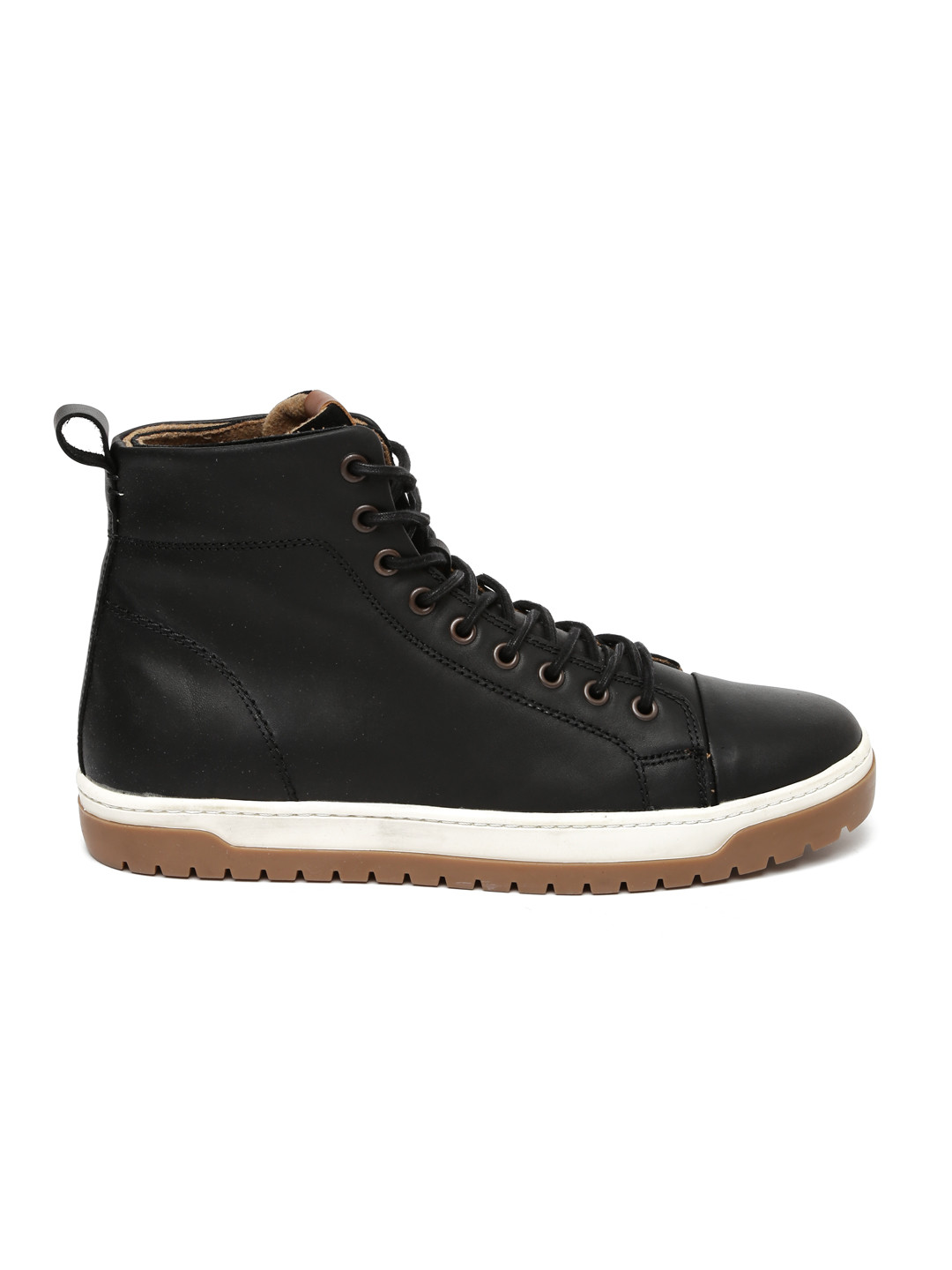 Buy ALDO Men Black Solid Leather Waskada High Top Sneakers