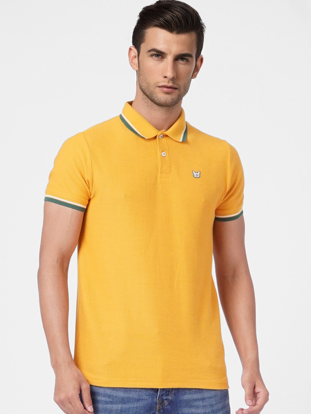 jack and jones yellow cap