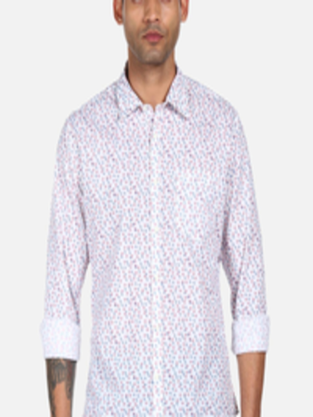 Buy AD By Arvind Men Multicoloured Floral Opaque Printed Casual Shirt ...