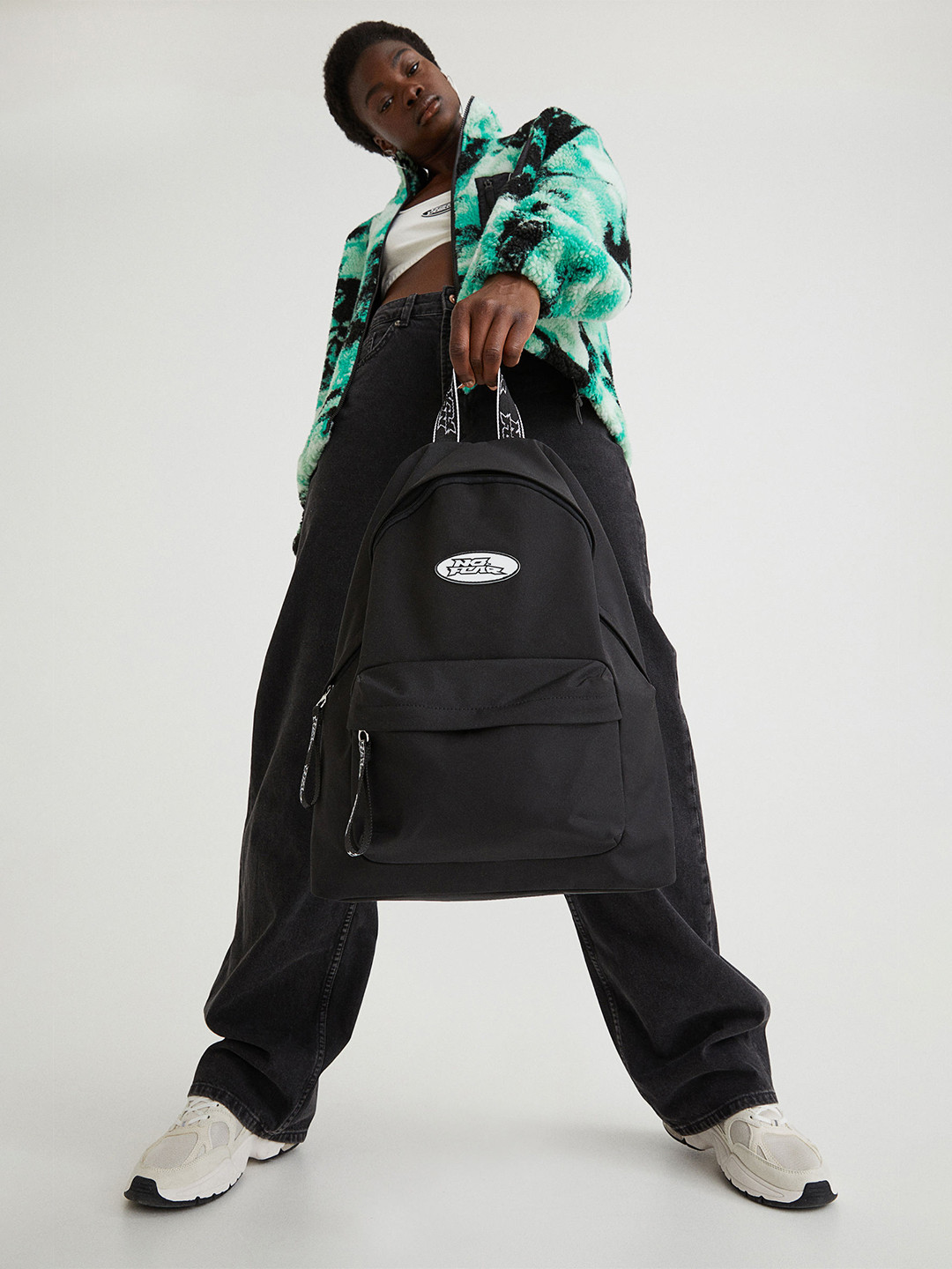 Buy H&M Women Black Appliqued Backpack Backpacks for Women 15832024 Myntra