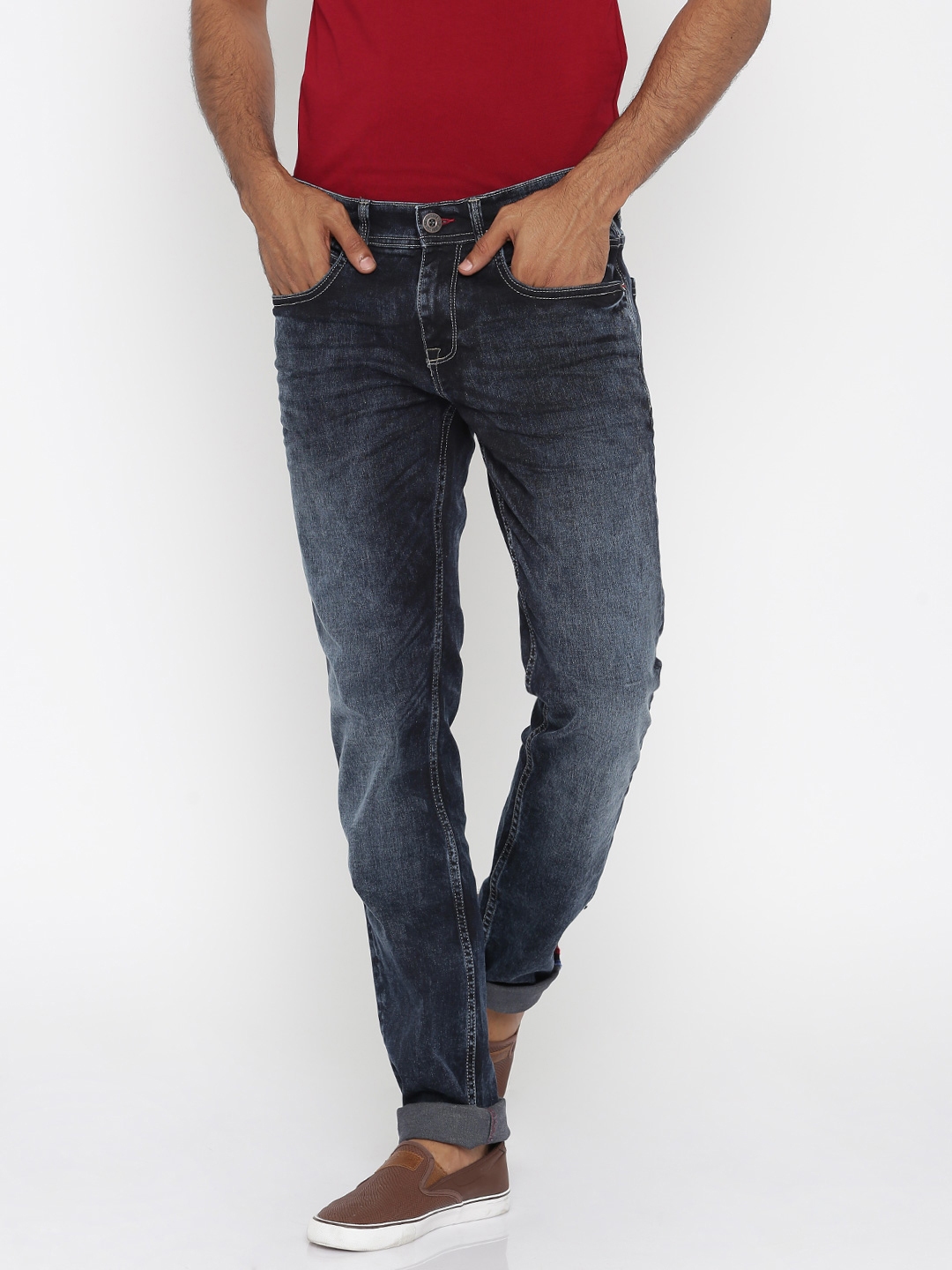 lee cooper denim joggers