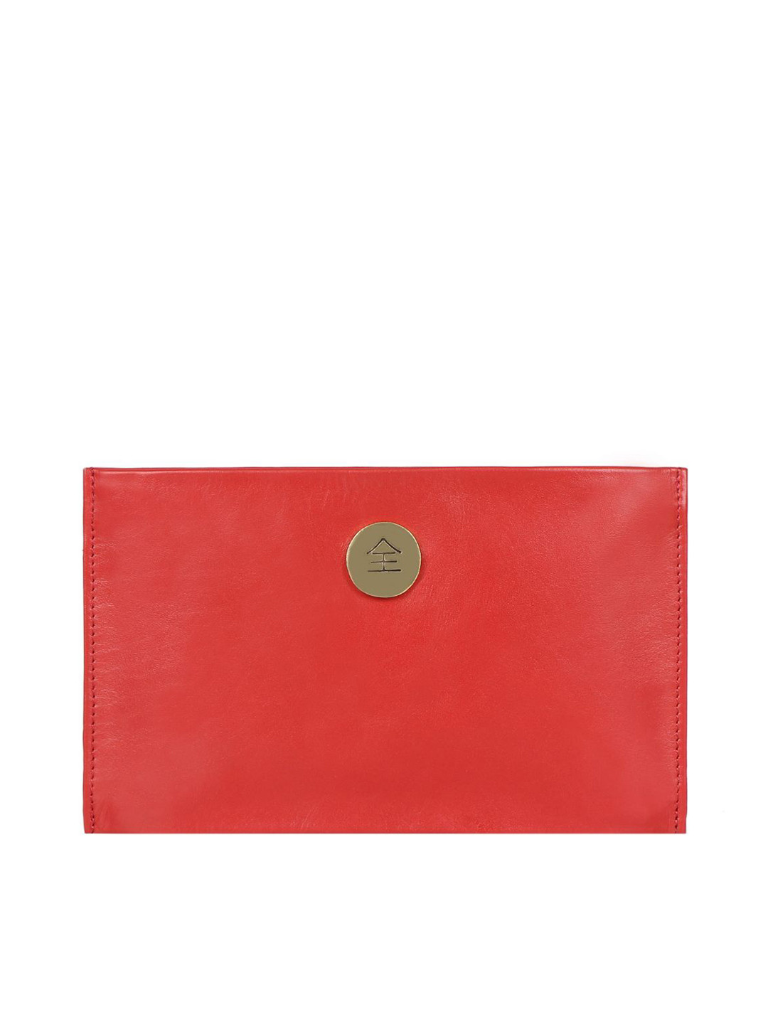 Buy Hidesign Red Leather Purse Clutch Clutches for Women 15834414