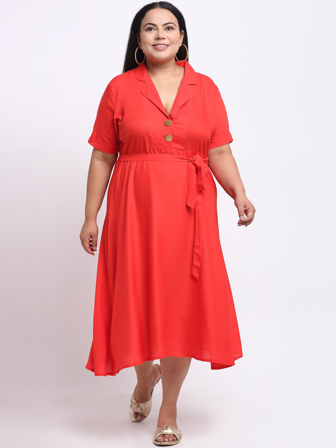 Buy Sindrellastorie Coral Midi Dress Dresses for Women 15855040 Myntra