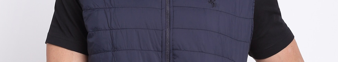 Buy Cantabil Men Navy Blue & Maroon Reversible Padded Jacket - Jackets ...