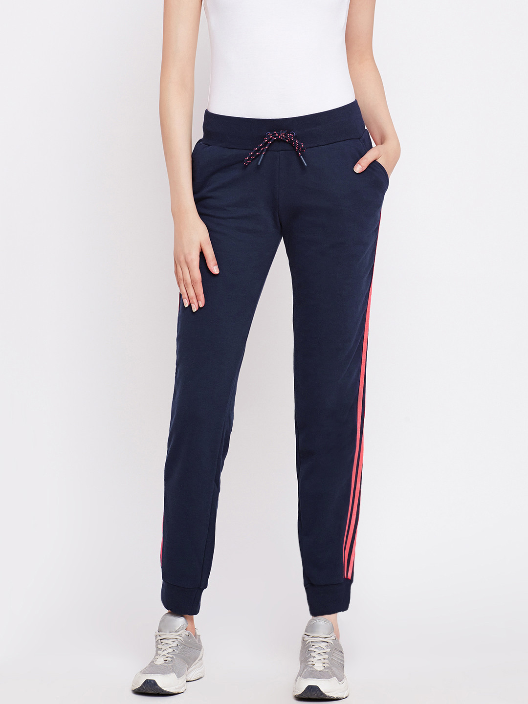 Buy ADIDAS NEO Navy CS 3S FT Track Pants - Track Pants for Women 1585595 | Myntra