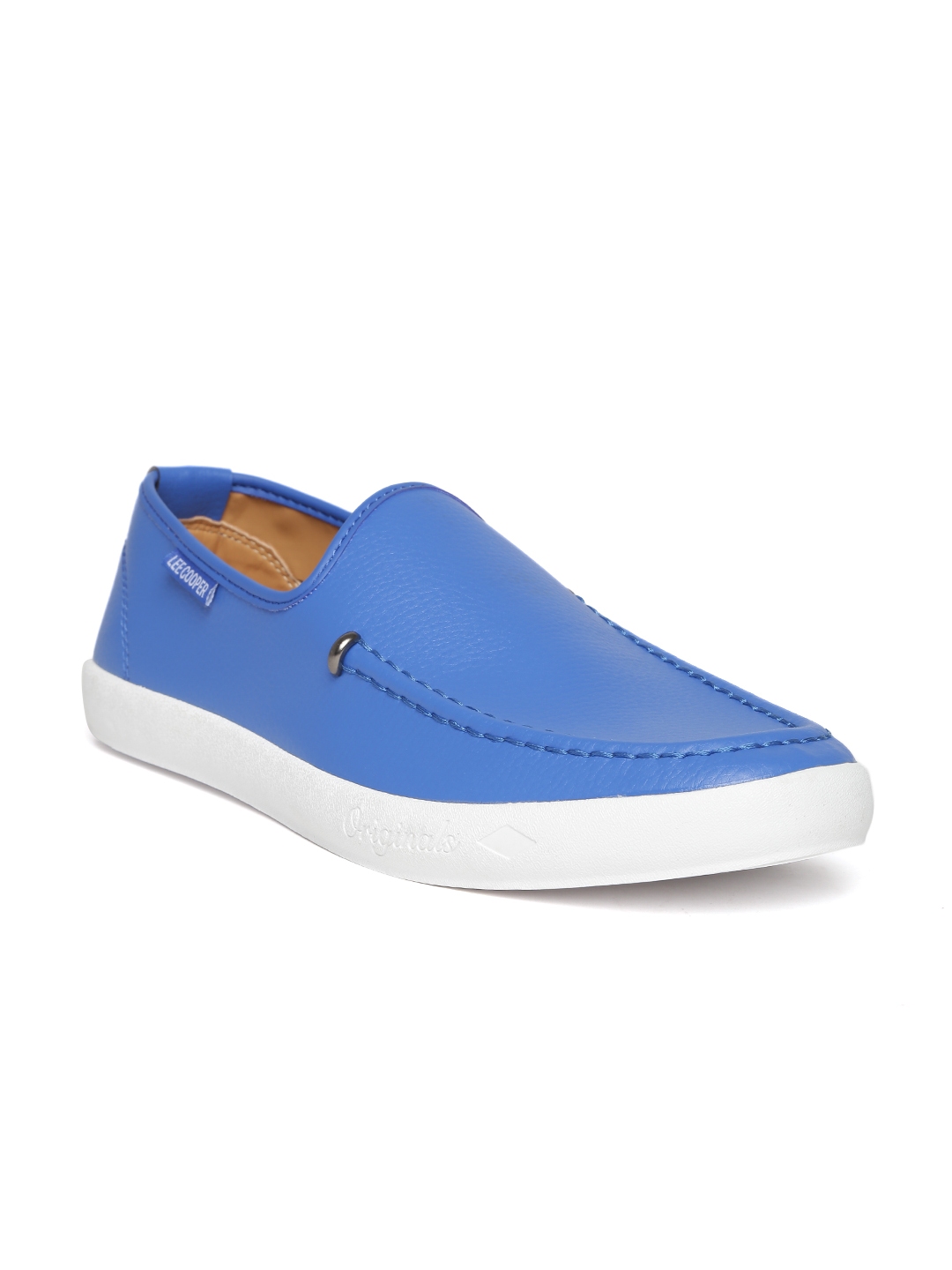 Buy Lee Cooper Men Blue Solid Loafers - Casual Shoes for Men 1585714 ...