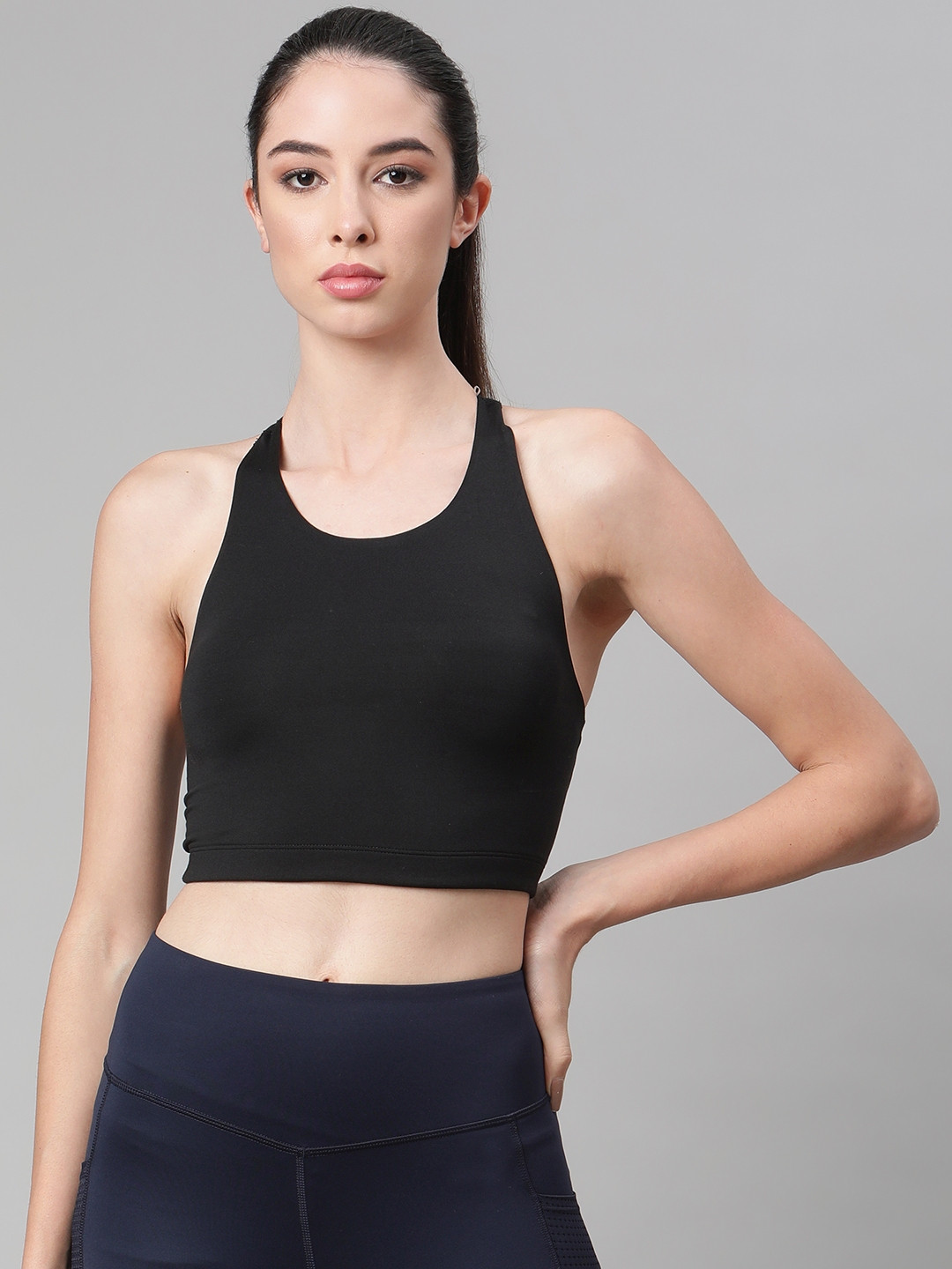 Buy Marks & Spencer Women Black Solid Thermal Top Thermal Tops for