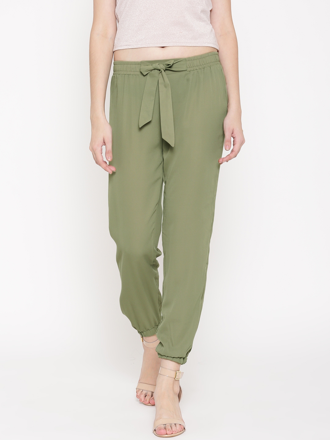 olive trousers women
