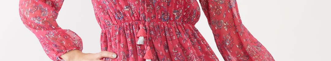 Buy Zink London Pink Floral Dress - Dresses for Women 15862568 | Myntra