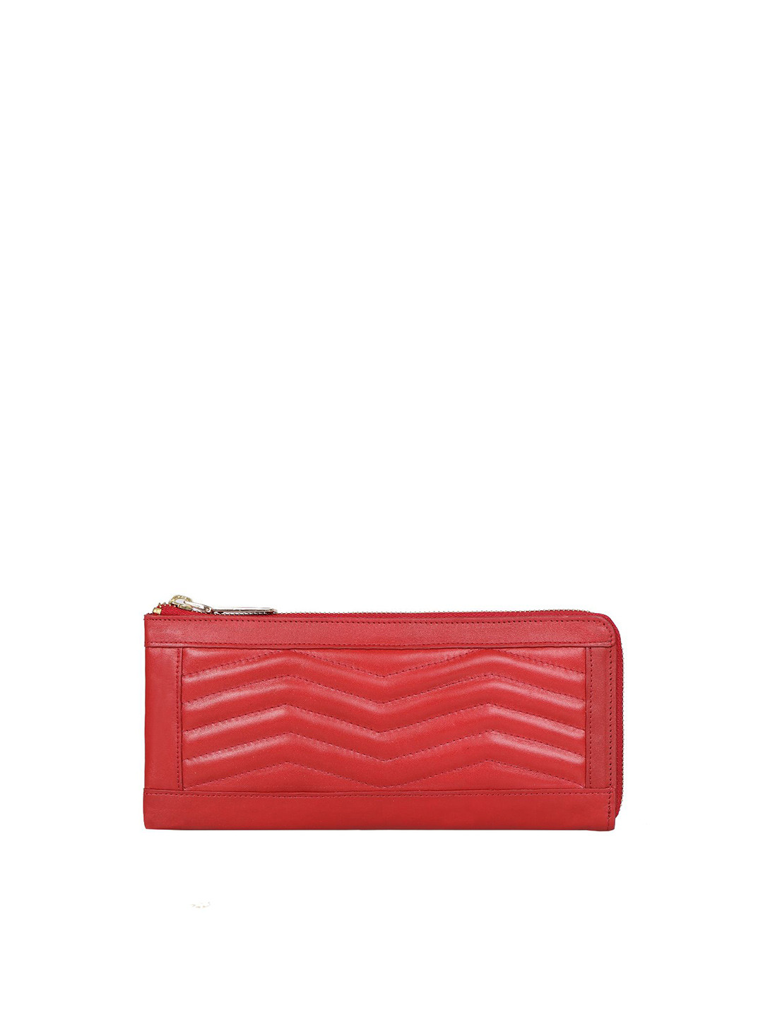 Buy Hidesign Red Textured Leather Purse Clutch Clutches for Women