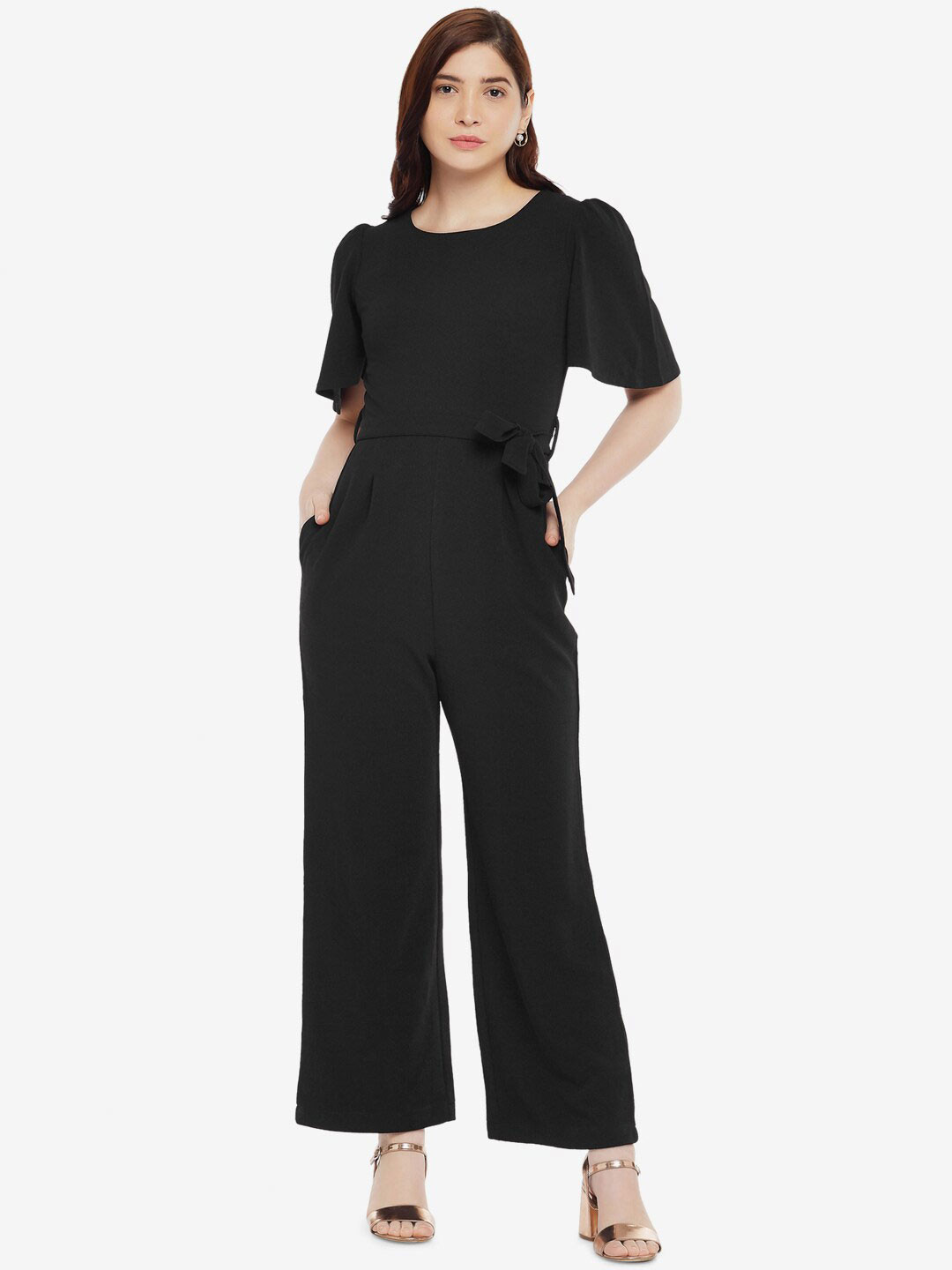 Buy Emmyrobe Black Basic Jumpsuit Jumpsuit for Women 15865224 Myntra