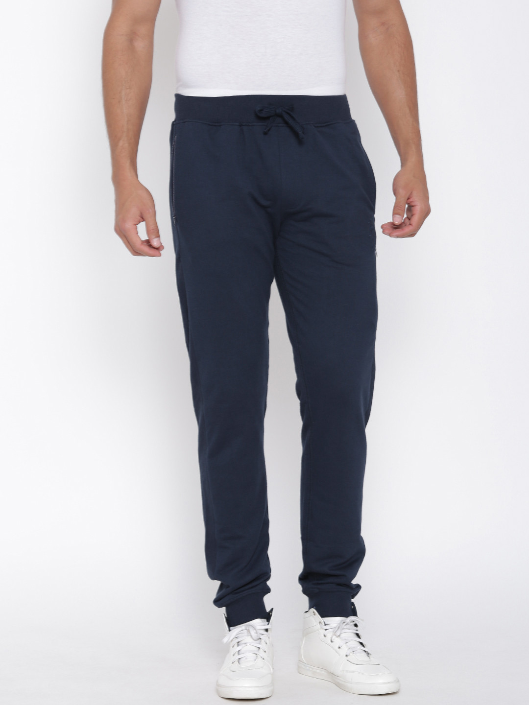 Buy John Players Navy Track Pants - Track Pants for Men 1586918 | Myntra