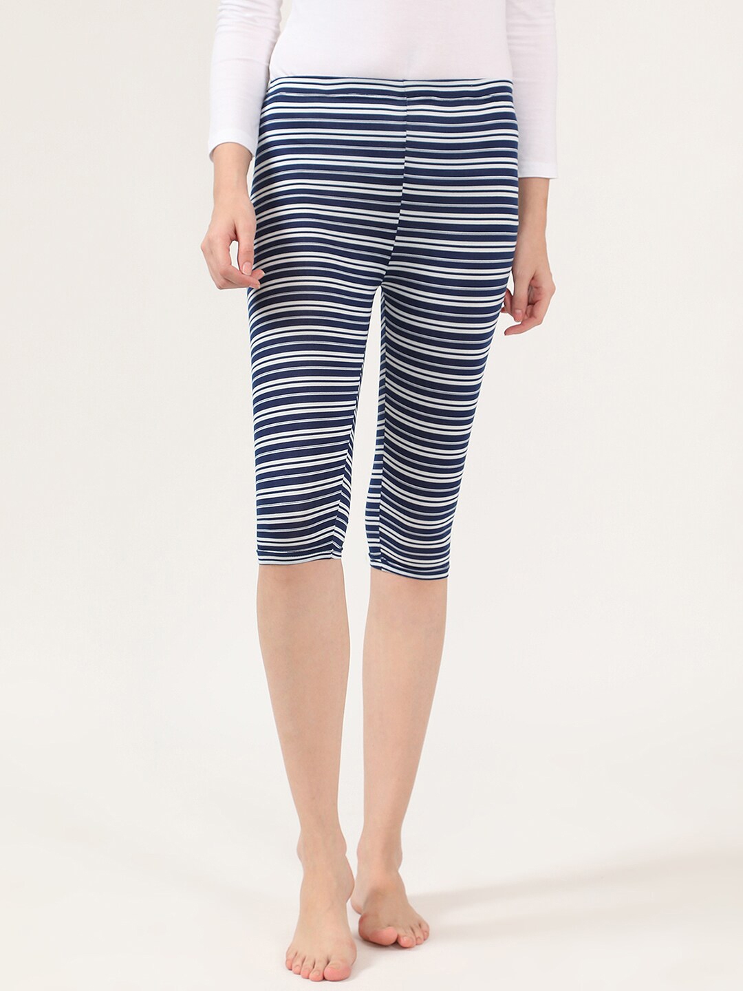 navy blue capris plus size