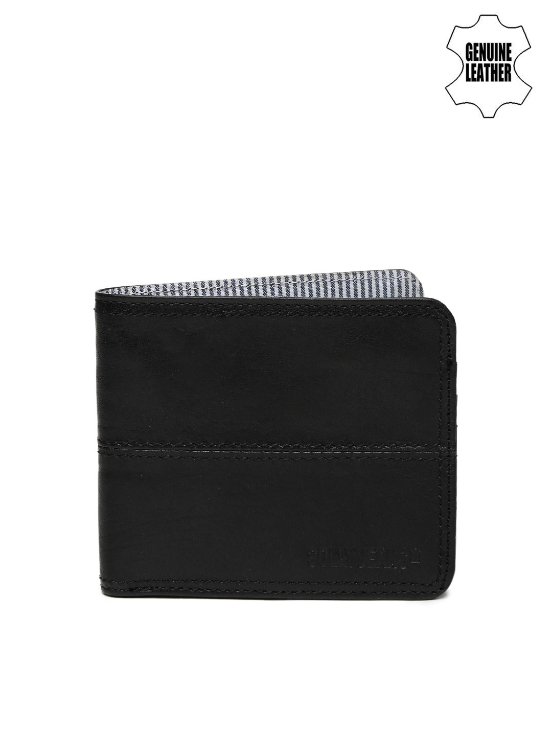 Buy Allen Solly Men Black Genuine Leather Wallet Wallets for Men