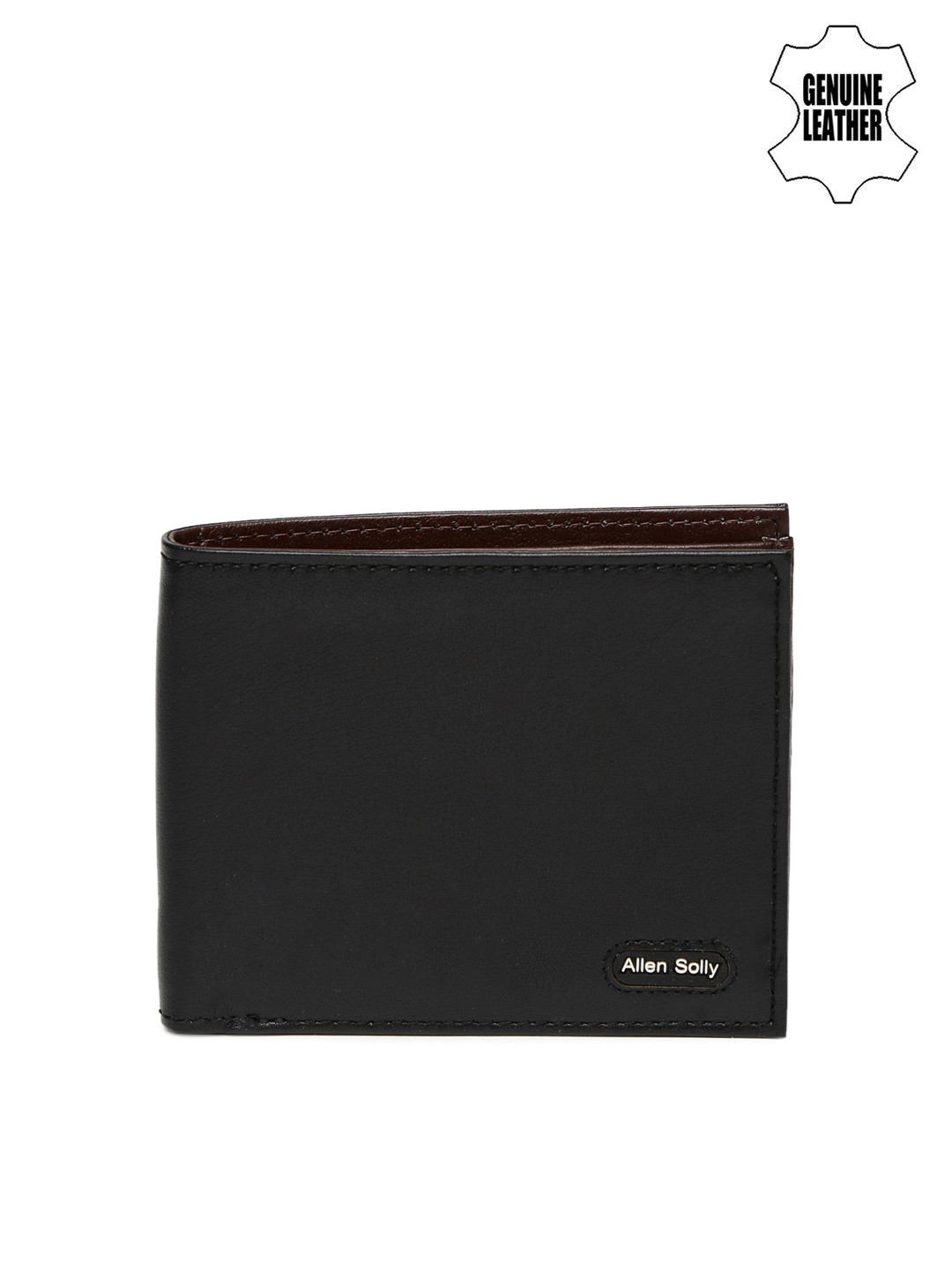 Buy Allen Solly Men Black Genuine Leather Wallet Wallets for Men