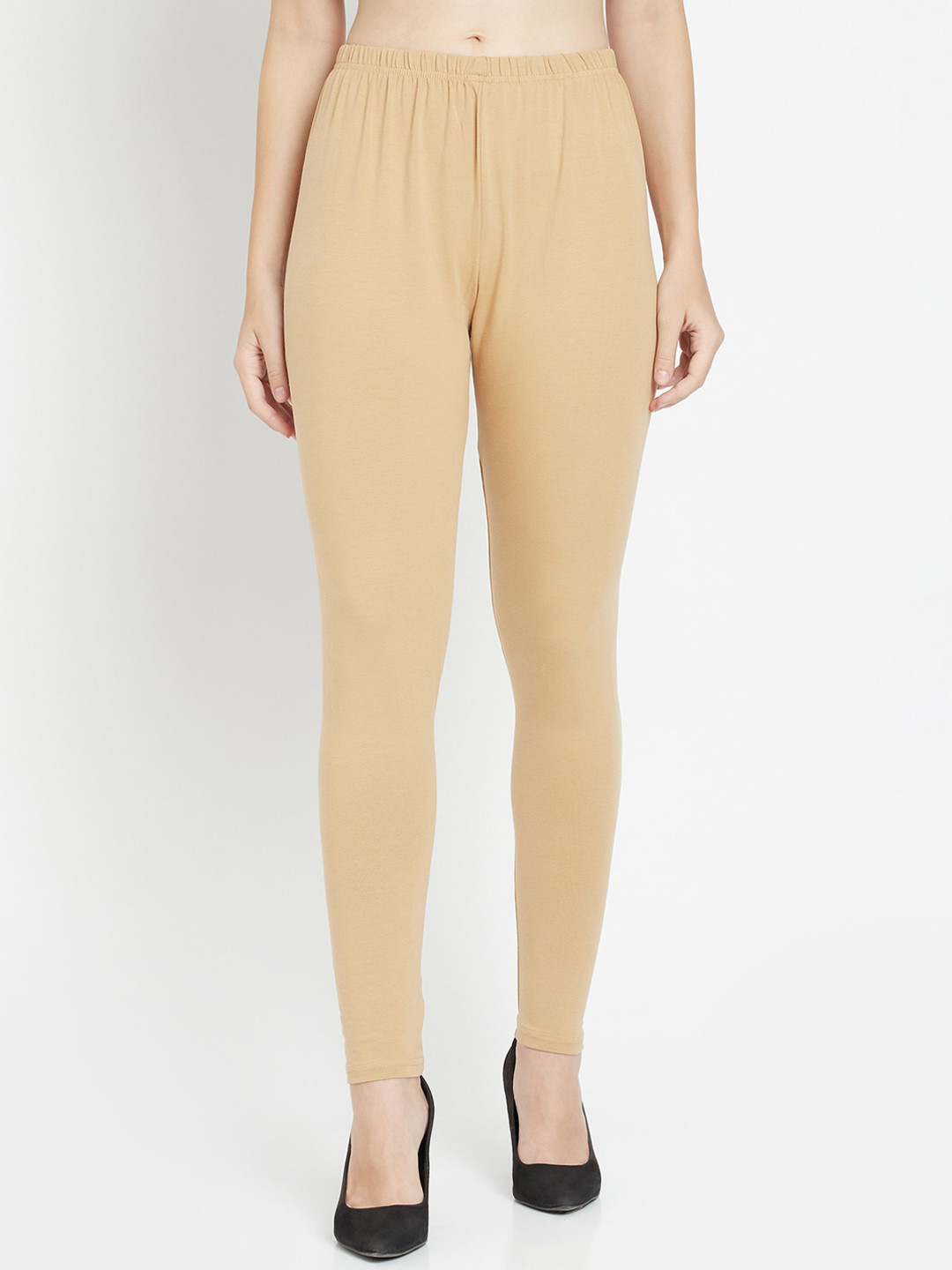 Buy WESTCLO Women Beige Solid Cotton Ankle Length Leggings Leggings for Women 15875820 Myntra