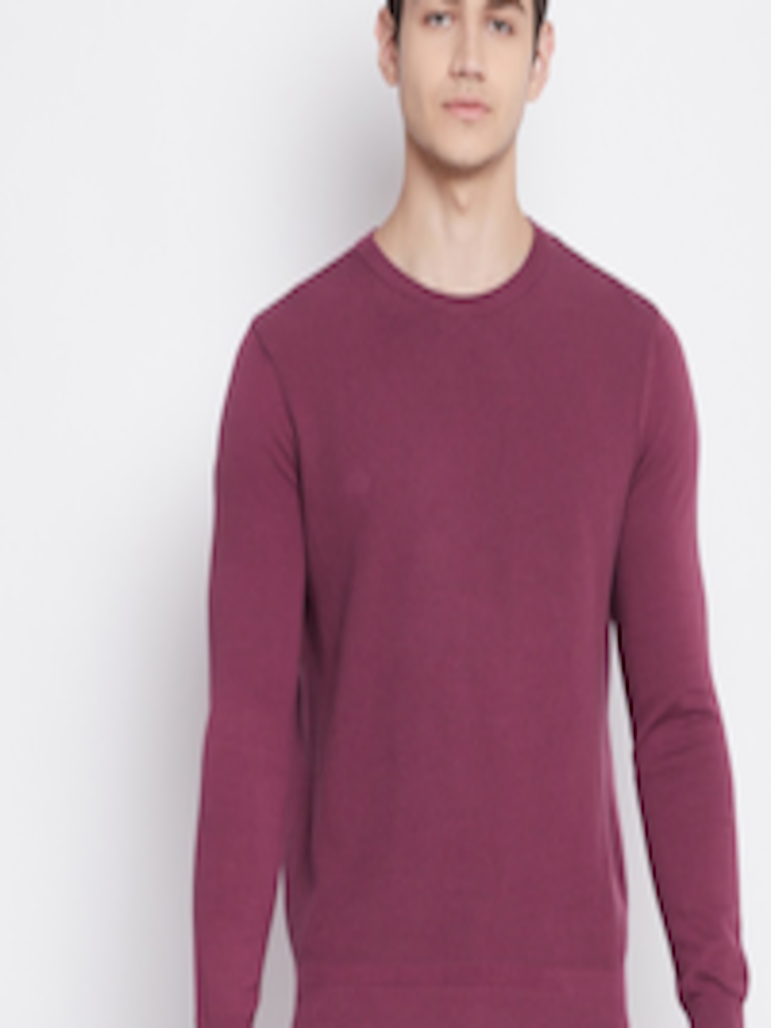 Buy Octave Men Burgundy Pullover Sweater - Sweaters for Men 15882690 ...