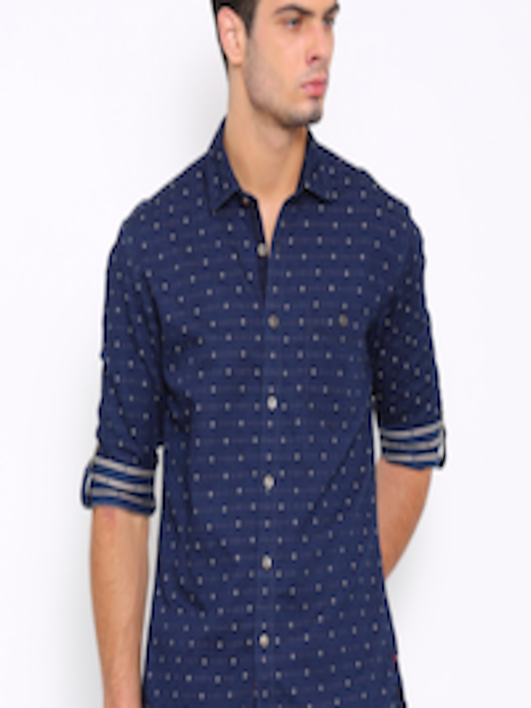 Buy Killer Men Navy Blue Casual Shirt - Shirts for Men 1588340 | Myntra