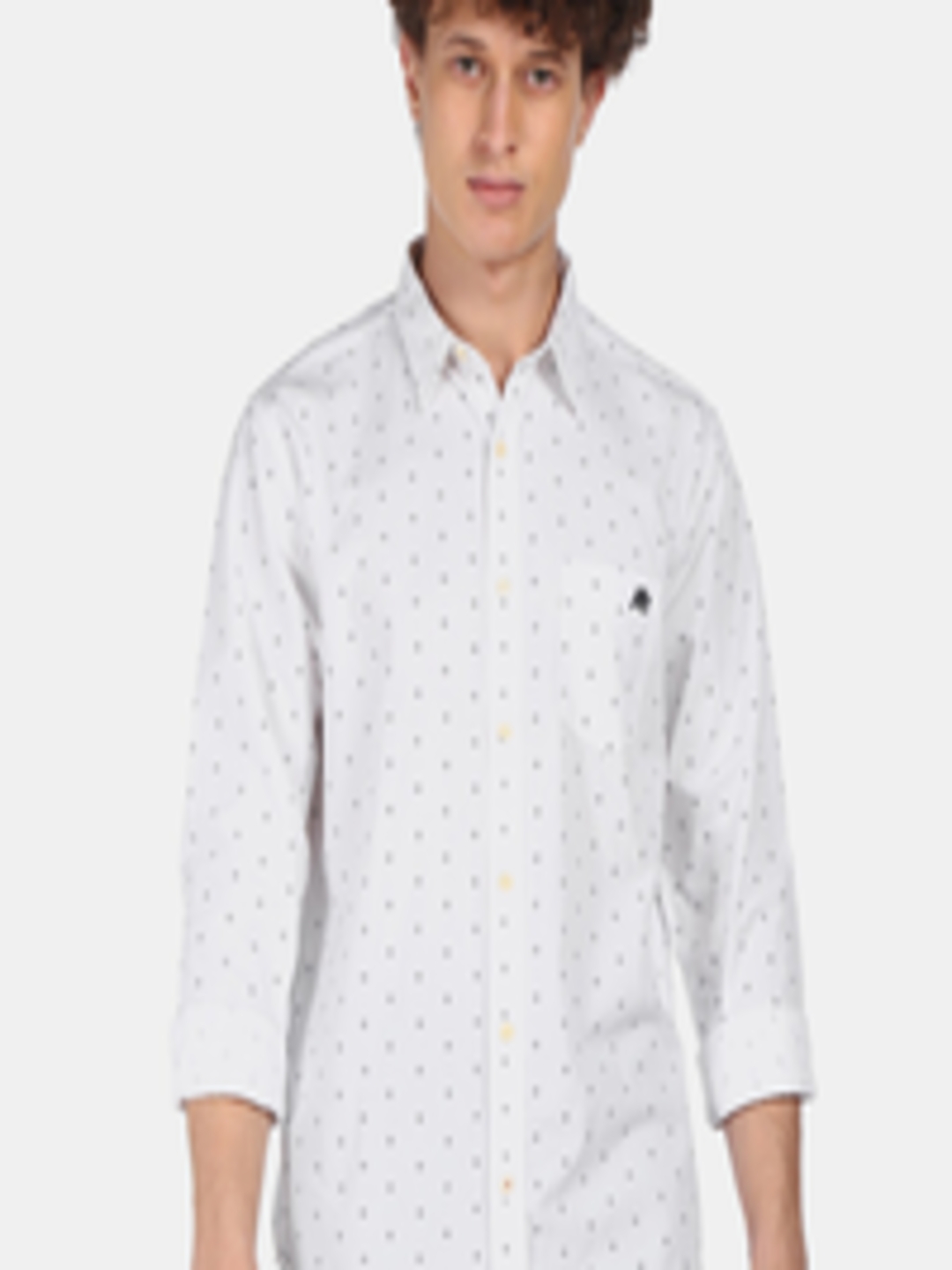 Buy Aeropostale Men White Opaque Printed Casual Shirt - Shirts for Men ...