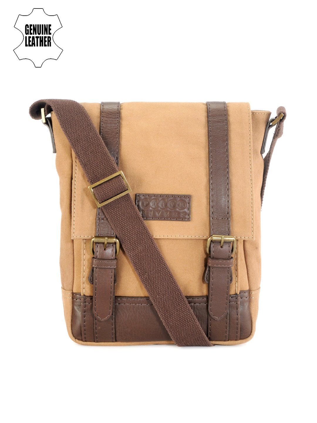 Buy Phive Rivers Men Tan Brown Messenger Bag Messenger Bag for Men