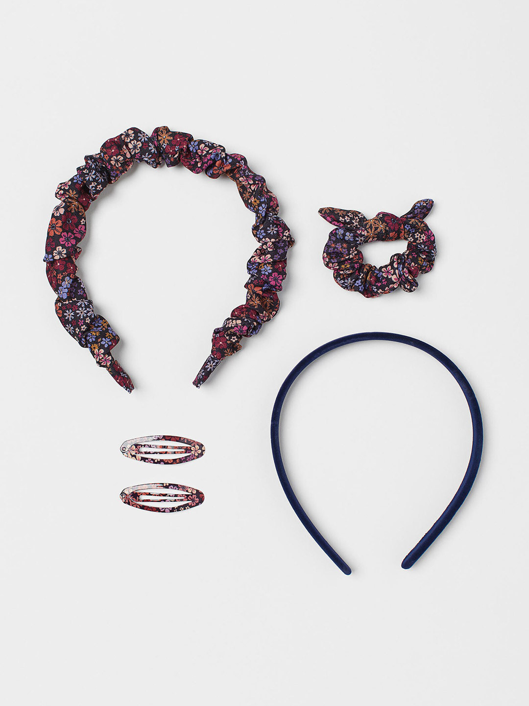Buy H&M Girls Multicoloured Set Of 5 Embellished Hair Accessory Set