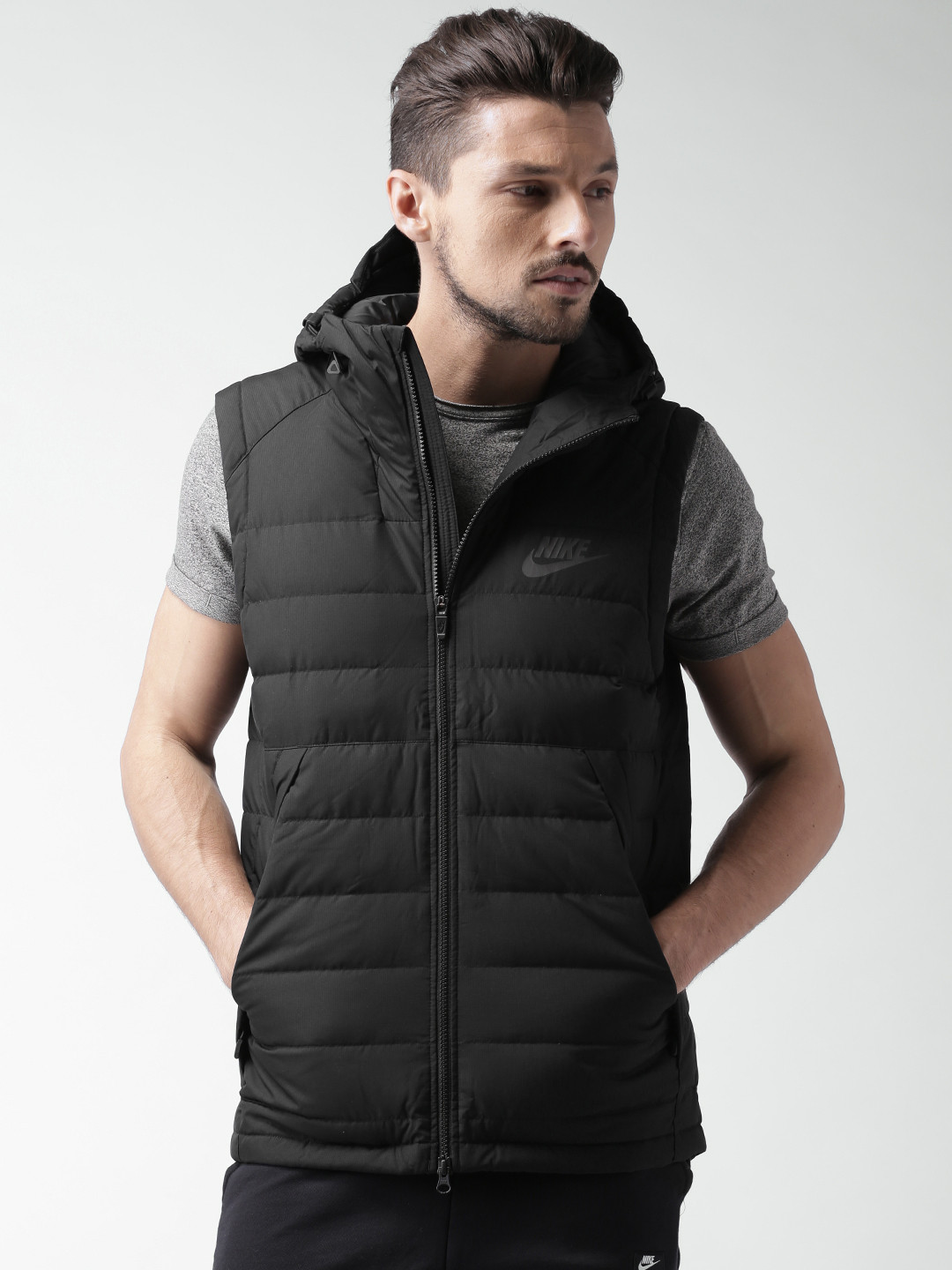 mens nike sleeveless jacket