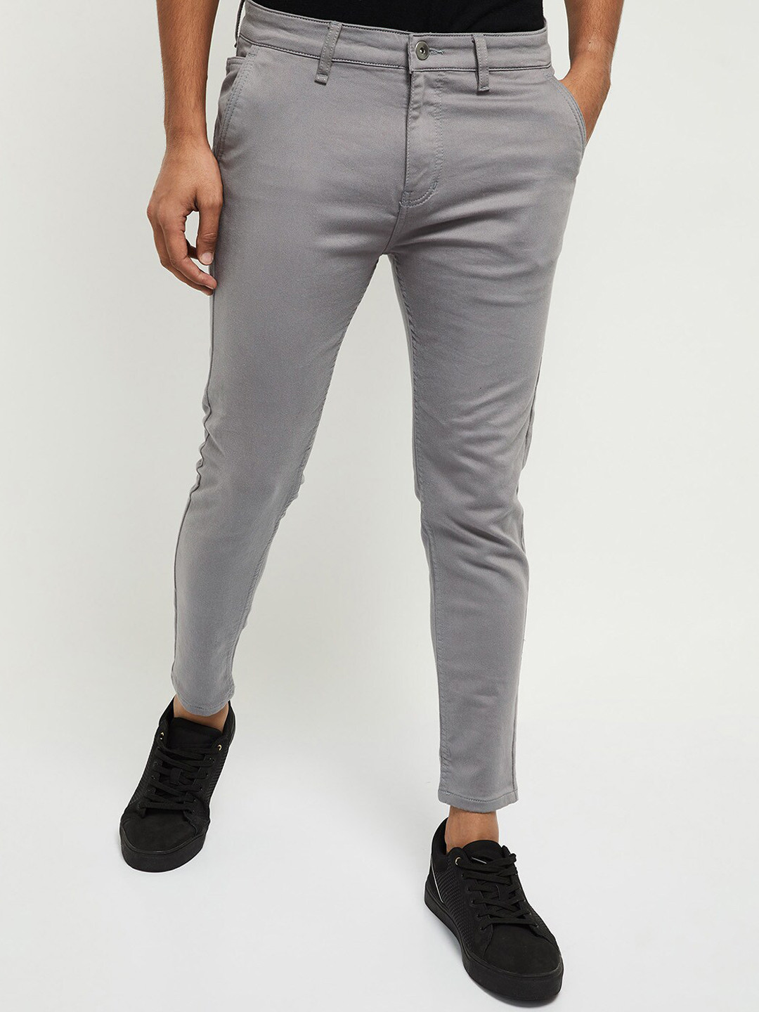 Buy Max Men Grey Slim Fit Stretchable Jeans Jeans for Men 15903558