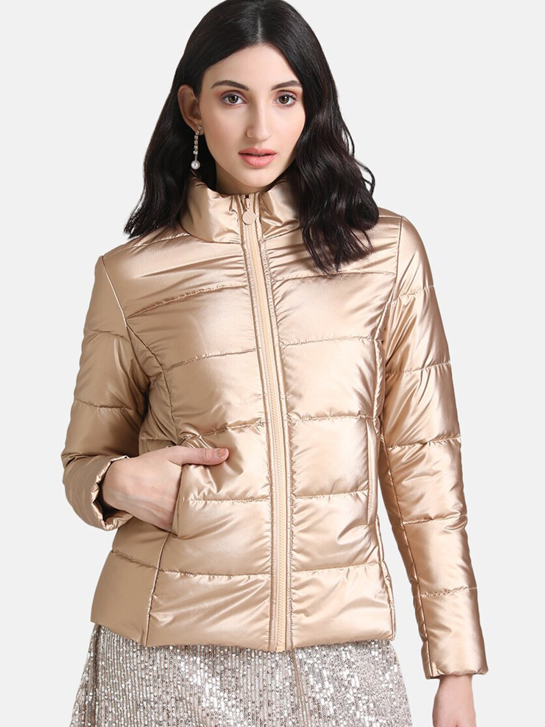 Buy Kazo Women Gold Toned Lightweight Tailored Jacket Jackets for Women 15903976 Myntra
