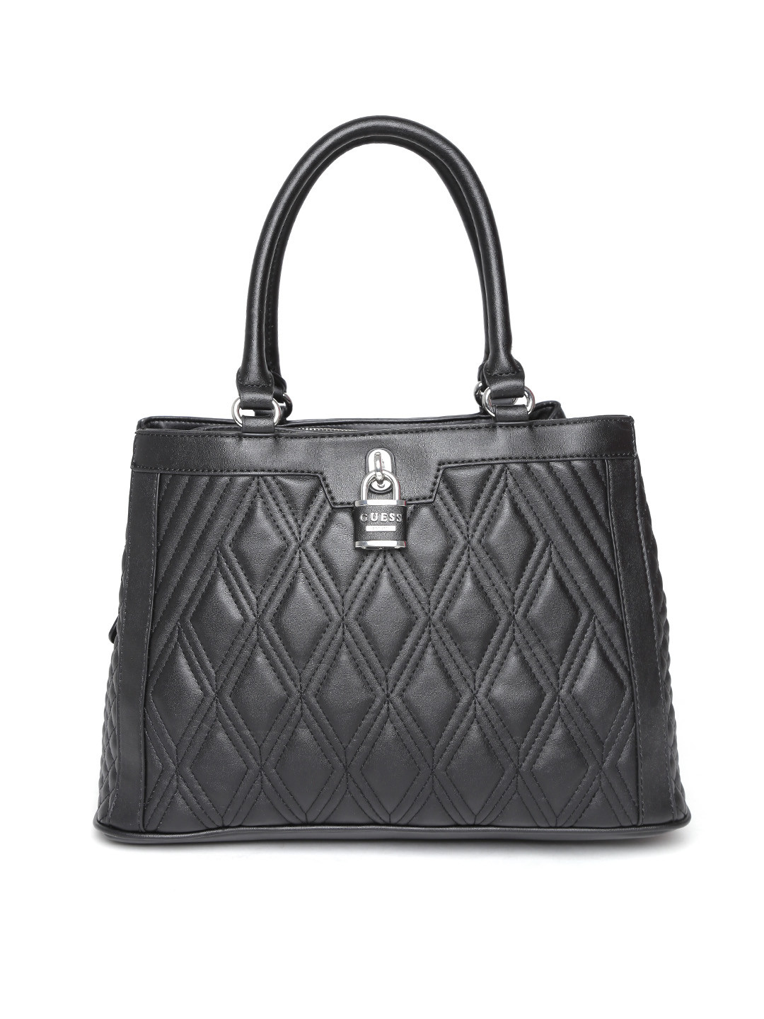 Buy GUESS Black Quilted Handbag Handbags for Women 1591136 Myntra