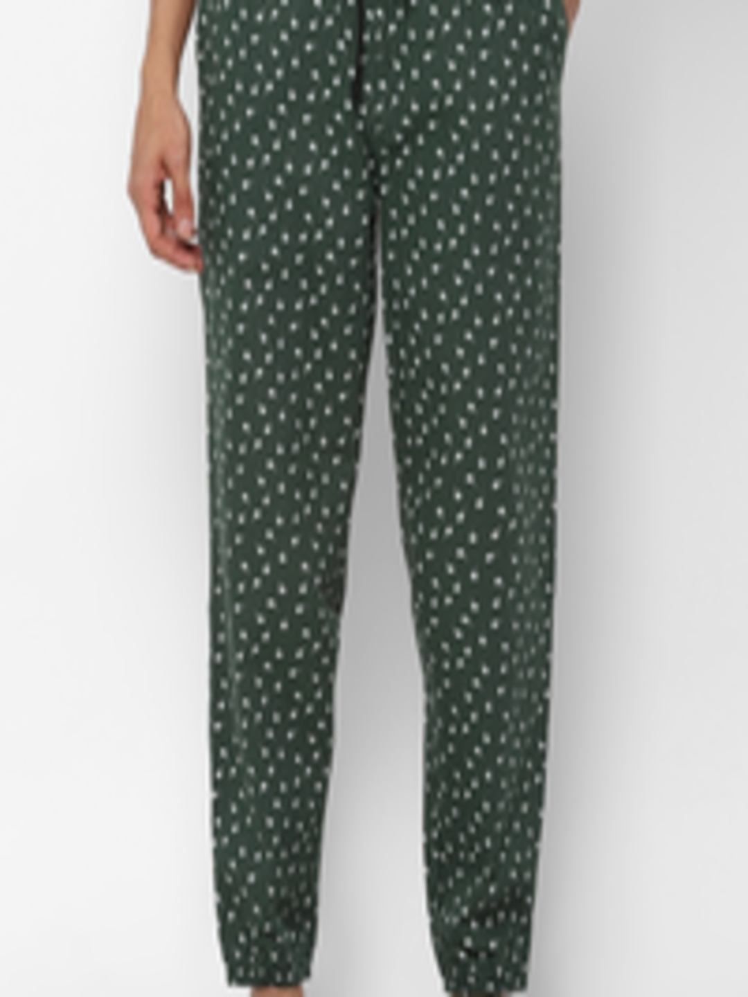 Buy FOREVER 21 Men Green Printed Joggers - Trousers for Men 15915238 ...