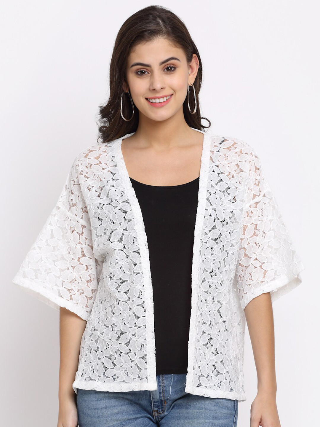 Buy Rute Women White Shrug Shrug for Women 15921700 Myntra