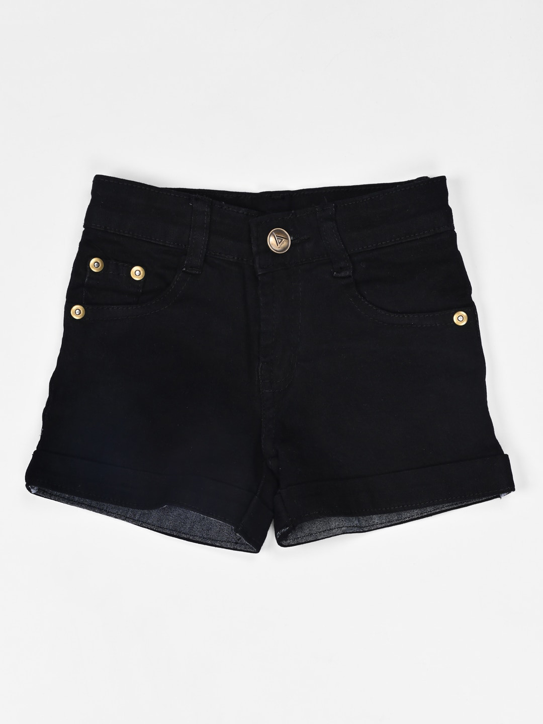 Buy ZOLA Girls Black Denim Shorts Shorts for Girls 15922118 Myntra