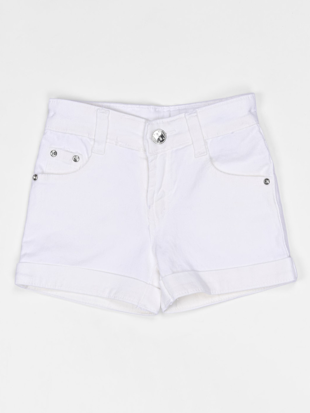Buy ZOLA Girls White Denim Shorts Shorts for Girls 15922146 Myntra
