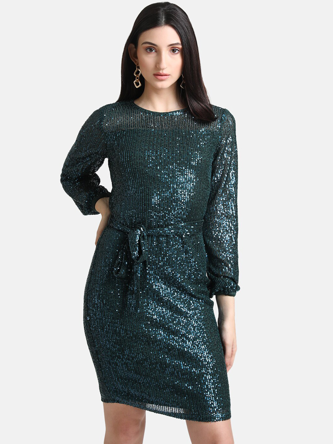 Buy Kazo Green Sheath Dress Dresses for Women 15929824 Myntra